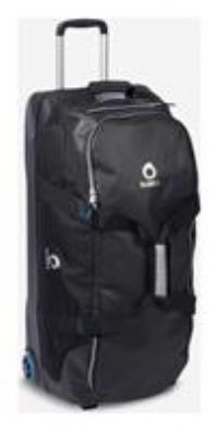Scuba-diving Travel Bag 90 l With Rigid Shell And Wheels - Black/blue