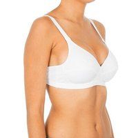 Playtex Magical Cross-Over Wireless Bra 00BD for Women Offers Comfort and Natural Support to The Bust White