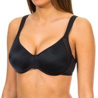 Playtex Bra Woman Expert in Silhouette Minimiser Bra x1, Black, 38C