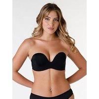 Wonderbra new ultimate strapless bra a - g cup-Black