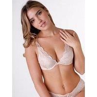 Wonderbra Women Cleavage Triangle Bra Triangle Bra, Creamy Pearl , 32B