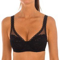Playtex Bra Woman Playtex Classic Lace Support Recycled Underwire Bra x1, Black, 38B