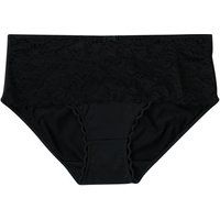 Playtex Women/'s Culotte Midi Cœur Croisé Féminin Recycle Briefs, Noir, 18