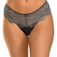 Wonderbra Women Brazilian Brief Lace Brief, Black, M