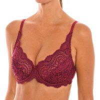 Playtex Bra Woman Flower Elegance Underwire Bra x1, Red, 38B