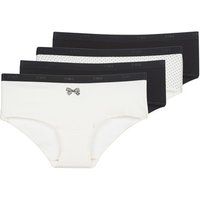DIM  POCKET COTON STRETCH x4  women's Knickers/panties in Black