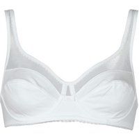 DIM Generous Organic Cotton Underwire Bra 00ASF for Women White