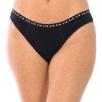 DIM Women/'s Classic Menstrual Organic Cotton Heavy Flow Dim Protect x1 Brief, Black, S