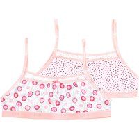 DIM Pack of 2 D0BV7 Non-Wired Comfort Top Bras for Girls
