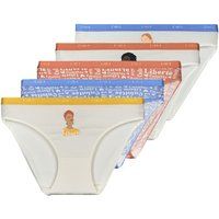 DIM  DIM POCKETS PACK X5  women's Knickers/panties in Multicolour