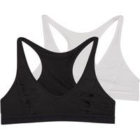 DIM  DIM MICRO BRASSIERE PACK X2  girls's Sports bras in Multicolour