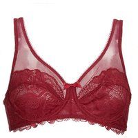 DIM  GENEROUS ESSENTIEL  women's Underwire bras in Bordeaux