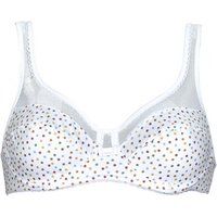 DIM  GENEROUS COTON BIO  women's Underwire bras in White