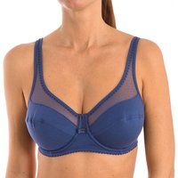 DIM  D0ASF-AW3  women's Triangle bras and Bralettes in Marine