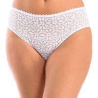 DIM Women/'s Daily Lace x1 Brief, White, M