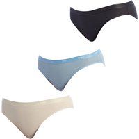 DIM Pack of 3 Les Pockets D4H00 Stretch Fabric Panties for Women