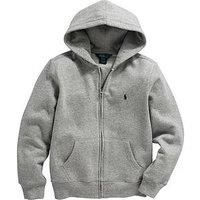 Polo Ralph Lauren Boys Classic Zip Through Hoodie - Grey Marl