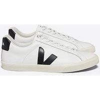 Veja Mens Esplar Logo Trainers - White/Black