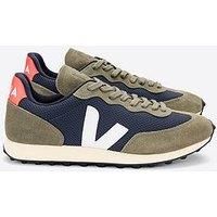 Veja Mens Rio Branco Trainers - Khaki/Navy