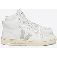 Veja V-15 Bovine Leather Amazonian Rubber Womens Trainer Full Black UK 3 - 8