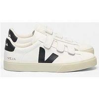 VEJA Recife Logo Chromefree Womens Casual Trainers in White Black - 7 UK