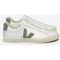 Veja Mens Esplar Logo Trainers - White/Grey