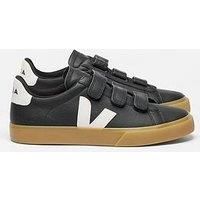 Veja Women/'s Recife Logo Sneaker, Black White, 6.5 UK
