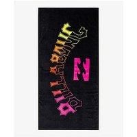 Billabong Mens Arch Wave Towel Xl Towel Small Accessories - Black