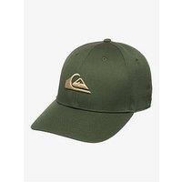 Quiksilver Mens Curve Snapback Cap ~ Decades green