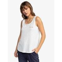 Roxy Womens Saturdaze Tank Tank Top - White