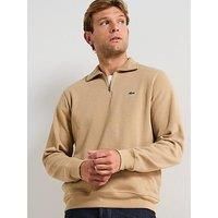 Lacoste Sweatshirt - Men's Lacoste 1/4 Zip Neck Cotton Sweat - SH1927 - BNWT