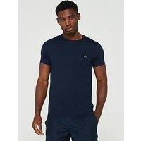 Lacoste TH6709, Men/'s T-Shirt, Navy Blue, Small (Size Manufacturer: 3)