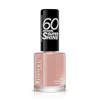 Rimmel London 60 Seconds Super Shine Nail Polish, 500 Caramel Cupcake, 8 ml