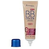 Rimmel London BB Cream, 9-in-1 Lightweight Formula with Brightening Effect and SPF 15 Formula, Very Light, 30 ml