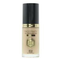 Max Factor Facefinity 3-in-1 All Day Flawless Liquid Foundation, SPF 20 - 44 Warm Ivory, 30 ml