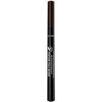 Rimmel London Brow Pro Micro 24HR Precision-Stroke Pen, Microfilling Felt Tip, Dark Brown, 1 ml