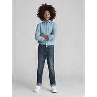 Polo Ralph Lauren Boys Long Sleeve Cotton Shirt - Light Blue