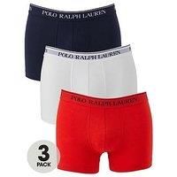 Ralph Lauren Polo Ralph Lauren Classic Boxer Trunks 3-Pack ( Red/White/Navy )/M