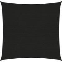 Sunshade Sail 160 g/m Black 4.5x4.5 m HDPE