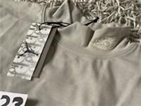 CHRISTIAN DIOR X AIR JORDAN1 WINGS LEATHER LANYARD CARD HOLDER LOW HIGH 1 GREY