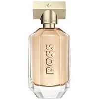 BOSS The Scent - Eau de Parfum for Her - Ambery Fragrance with Notes of Honeyed Peach, Osmanthus Flower and Roasted Cocoa - High Longevity - 100ml (Packaging May Vary)