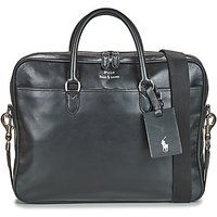 Polo Ralph Lauren  COMMUTER-BUSINESS CASE-SMOOTH LEATHER  men's Briefcase in Black