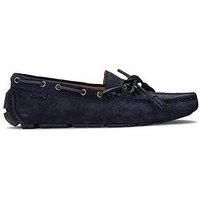 Polo Ralph Lauren Anders Tie Suede Moccasins - Navy