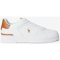 Polo Ralph Lauren Masters Court Leather Trainers - White