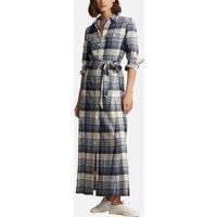 Polo Ralph Lauren Plaid Brushed Cotton Shirt Dress - UK 4