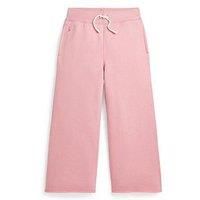 Polo Ralph Lauren Girls Wide Leg Sweat Pants - Tickled Pink