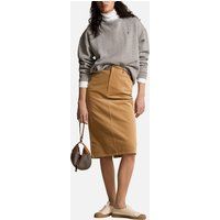 Polo Ralph Lauren Midi Cotton-Corduroy Pencil Skirt - UK 10
