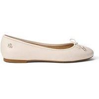 Lauren By Ralph Lauren Jayna Leather Ballet Flat - White