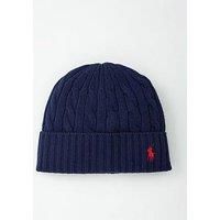 Polo Ralph Lauren Polo Ralph Lauren Classic Cable Beanie Hat - Navy