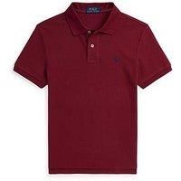 Polo Ralph Lauren Boys Short Sleeve Slim Polo Shirt - Red